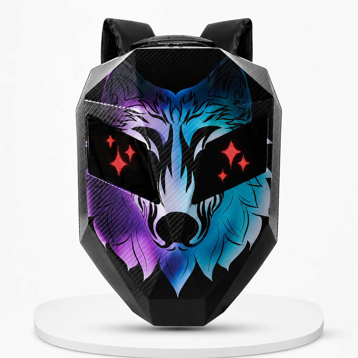 Sac Ă Dos LED Loup Galaxie â GlowRider Spirit Wolf (Ădition LimitĂ©e)