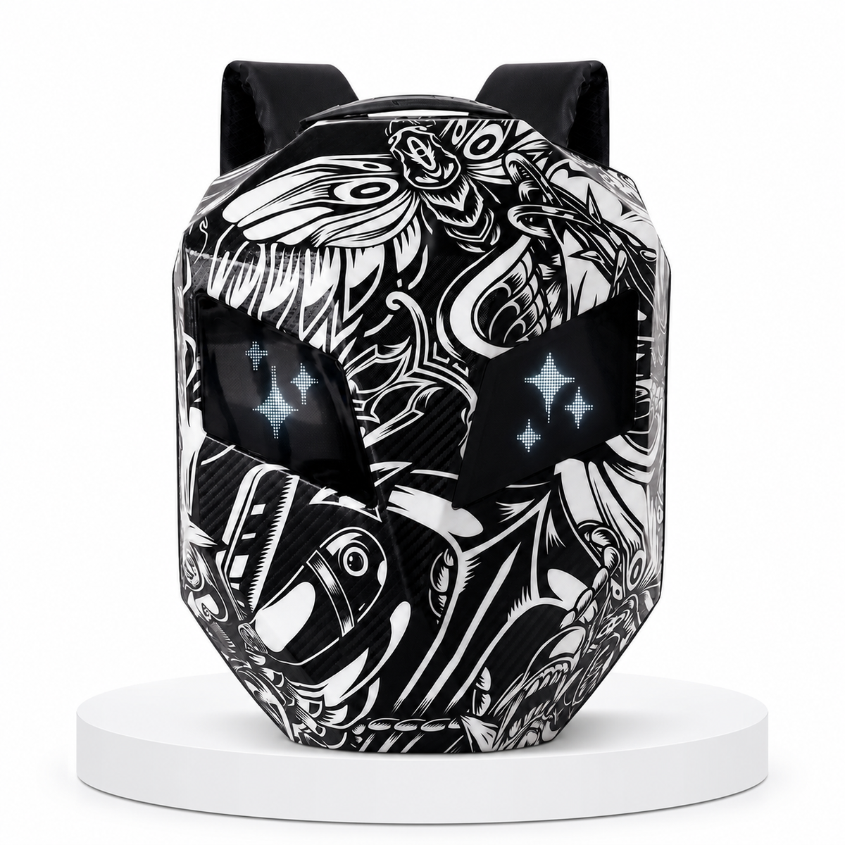 Sac à Dos LED Tatouage Japonais — GlowRider Ink Master (Édition Limitée)