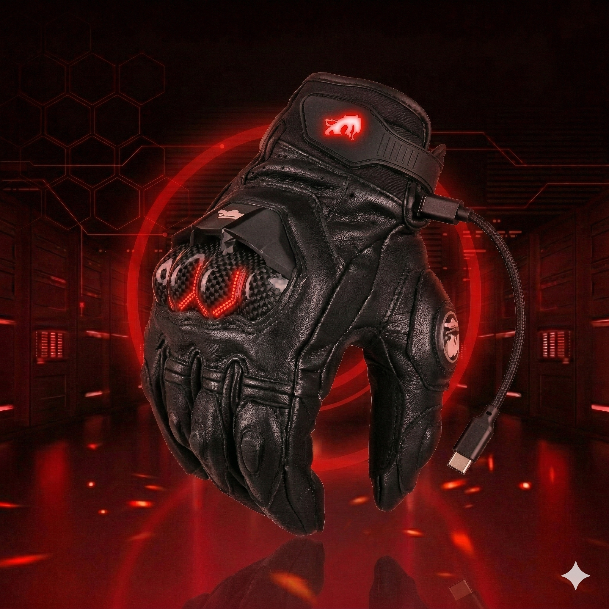 Gants Cuir Moto & Scooter Protection Renforcée