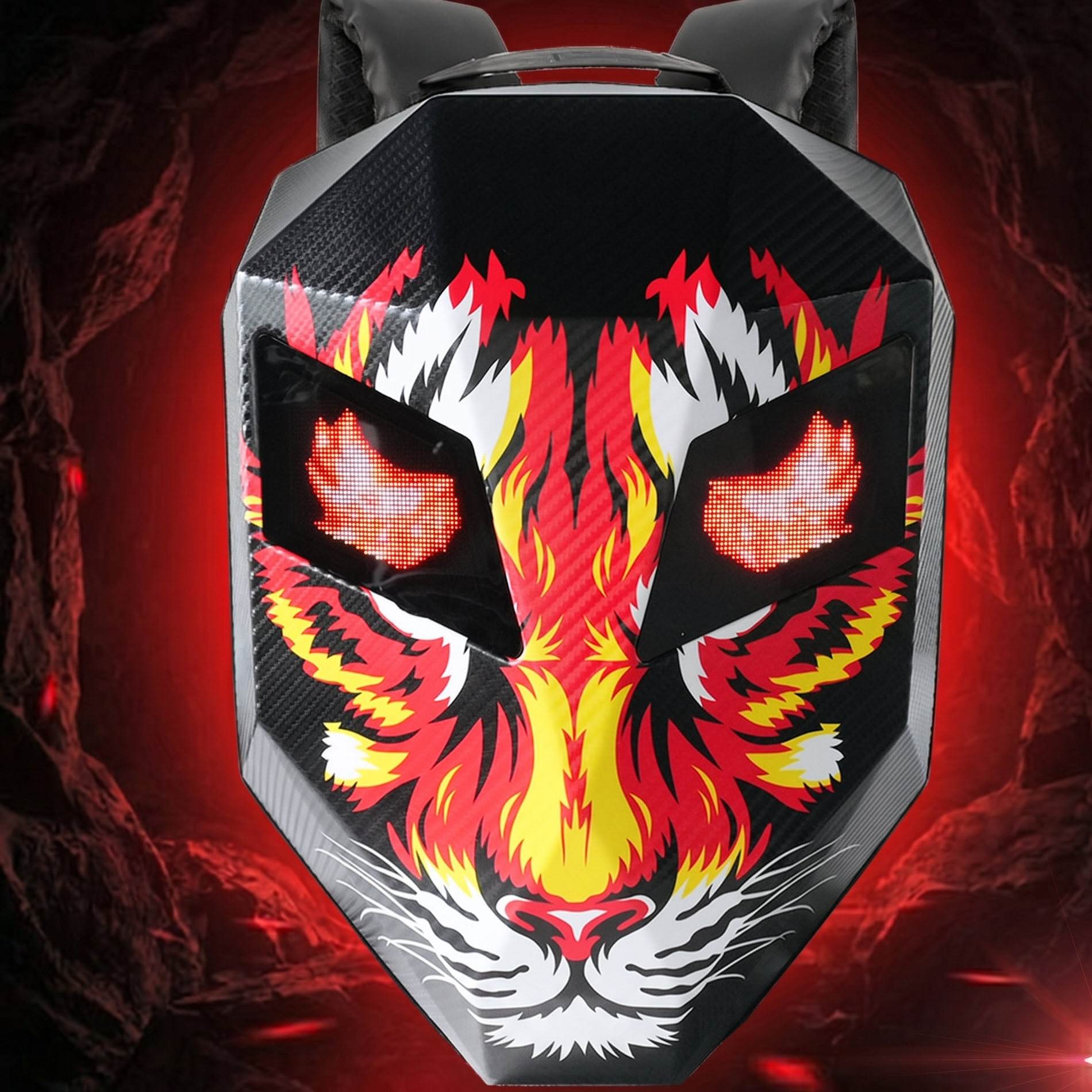 GlowRider Fire Tiger — Sac à Dos LED Édition Limitée