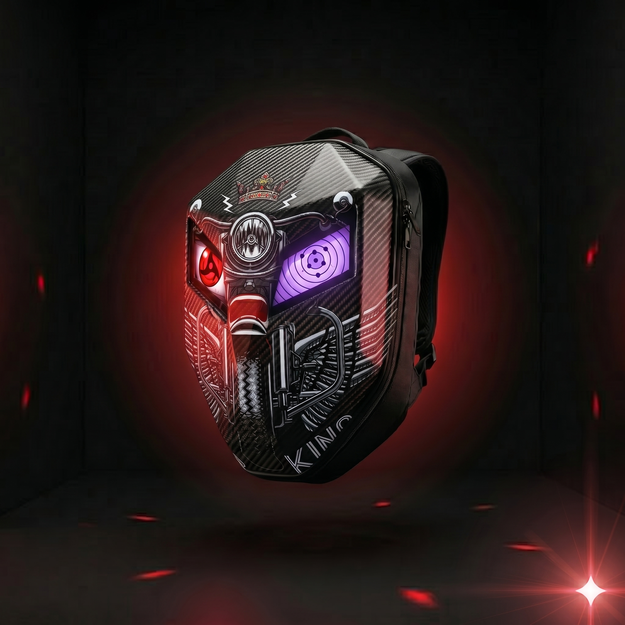 GlowRider Carbon King — Sac à Dos LED Édition Limitée