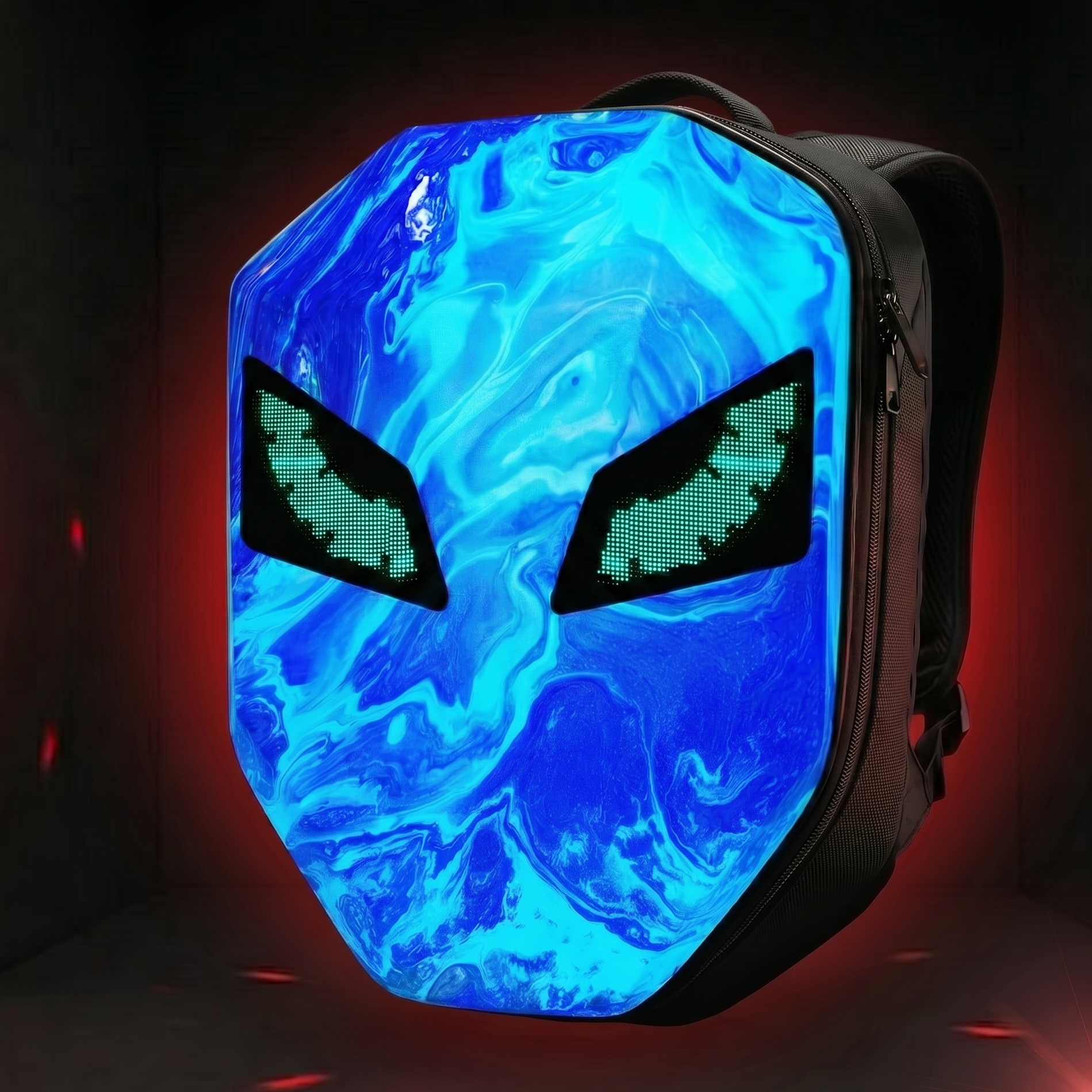 GlowRider Phantom Blue — Sac à Dos LED Édition Limitée