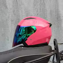 Casque Moto Demi-Jet Double Visière