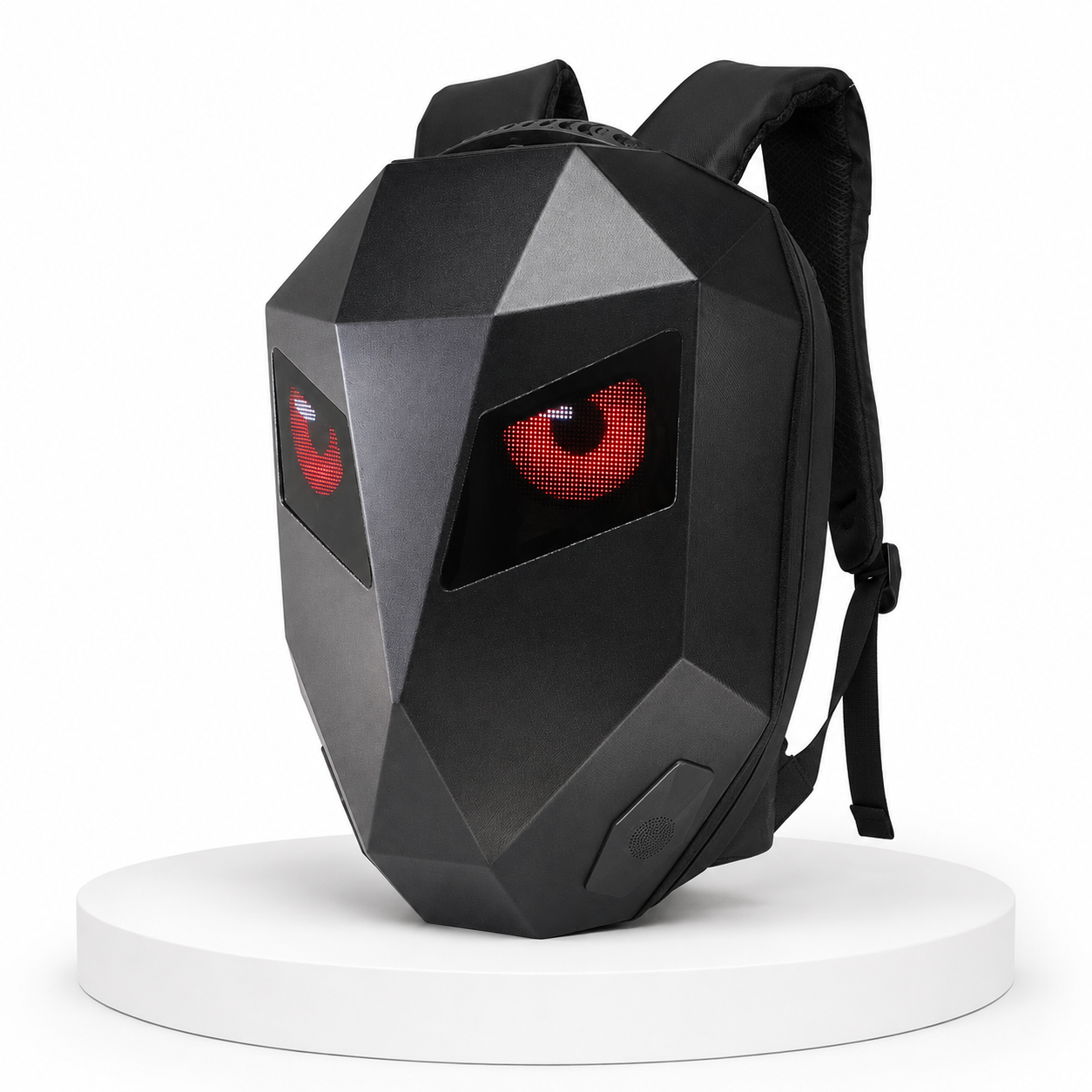 Sac à Dos LED Coque Rigide — GlowRider Beast (Édition Haut-Parleur)