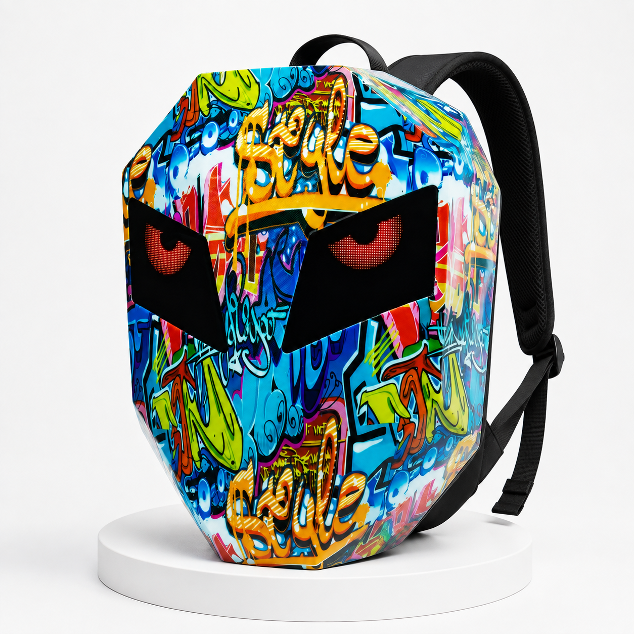 Sac à Dos LED Graffiti — GlowRider Street Art (Édition Limitée)