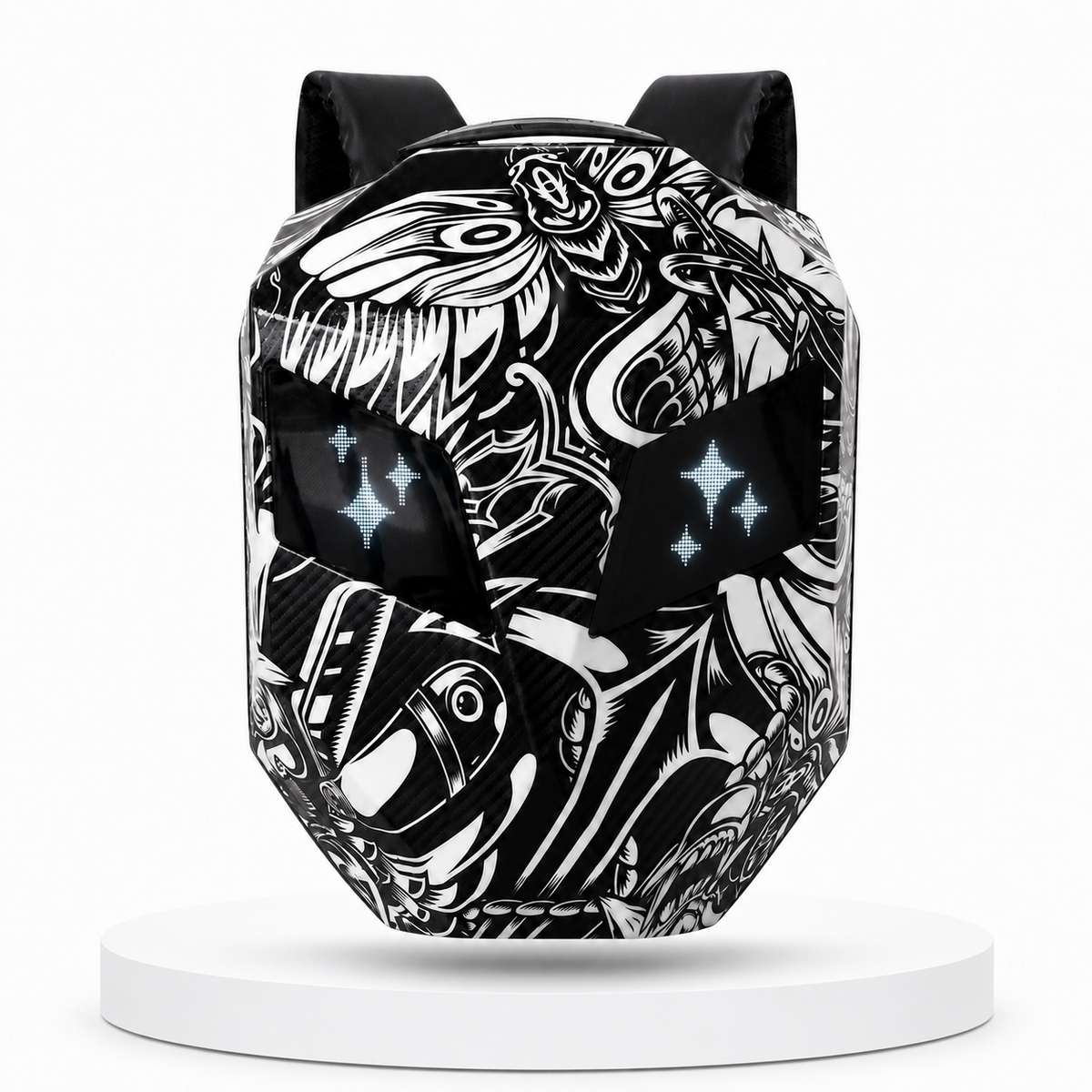 Sac à Dos LED Tatouage Japonais — GlowRider Ink Master (Édition Limitée)