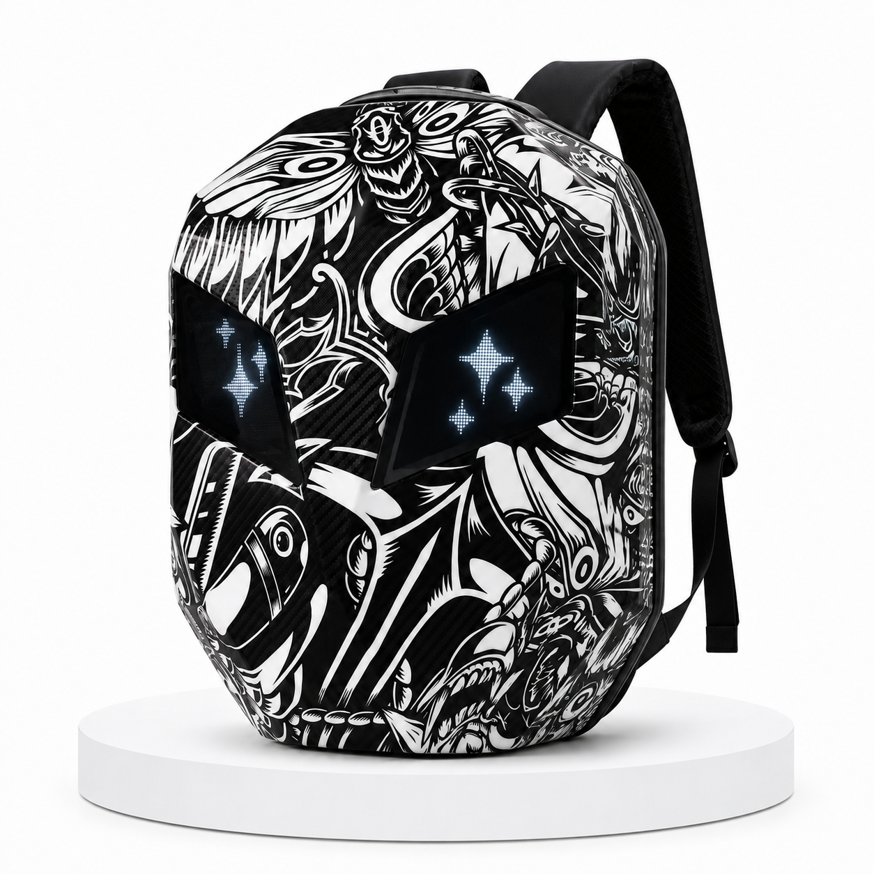 Sac à Dos LED Tatouage Japonais — GlowRider Ink Master (Édition Limitée)