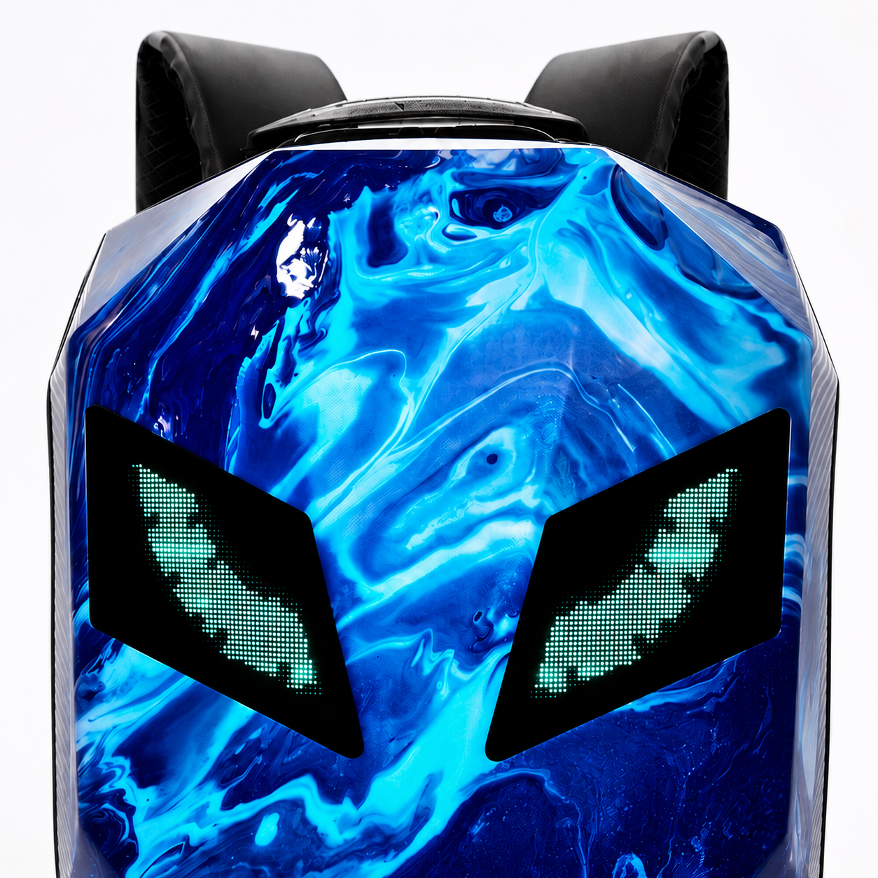Sac à Dos LED Flammes Bleues — GlowRider Phantom Blue (Édition Limitée)