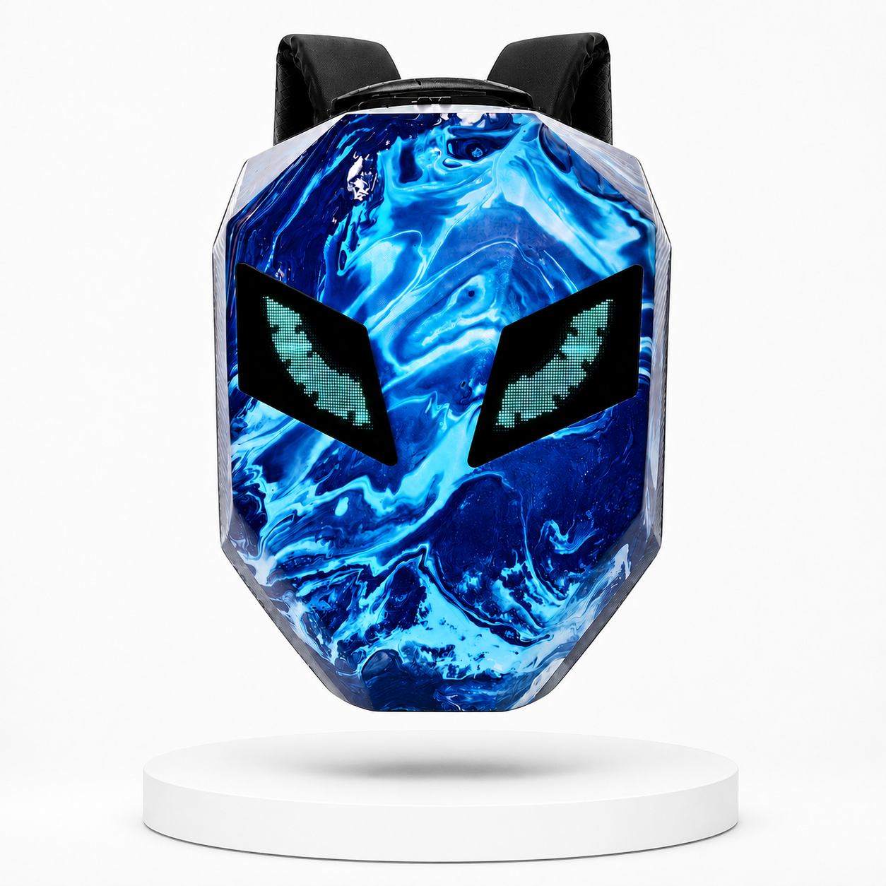 Sac à Dos LED Flammes Bleues — GlowRider Phantom Blue (Édition Limitée)