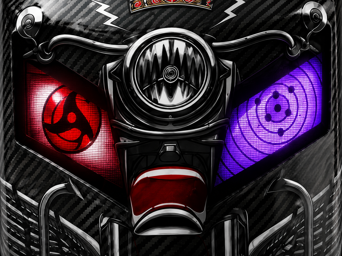 Sac à Dos LED Fibre de Carbone — GlowRider Carbon King (Édition Limitée)