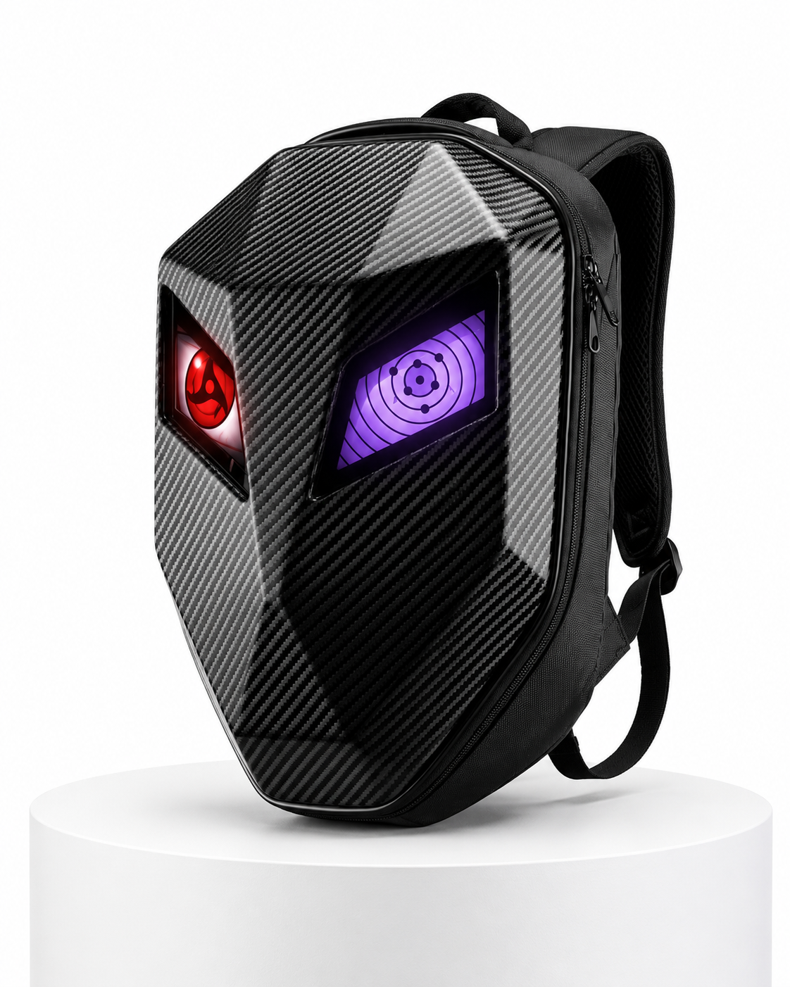 Sac à Dos LED Fibre de Carbone — GlowRider Carbon X