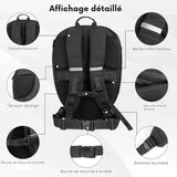 Sac à Dos LED Personnalisable Moto — GlowRider Pro