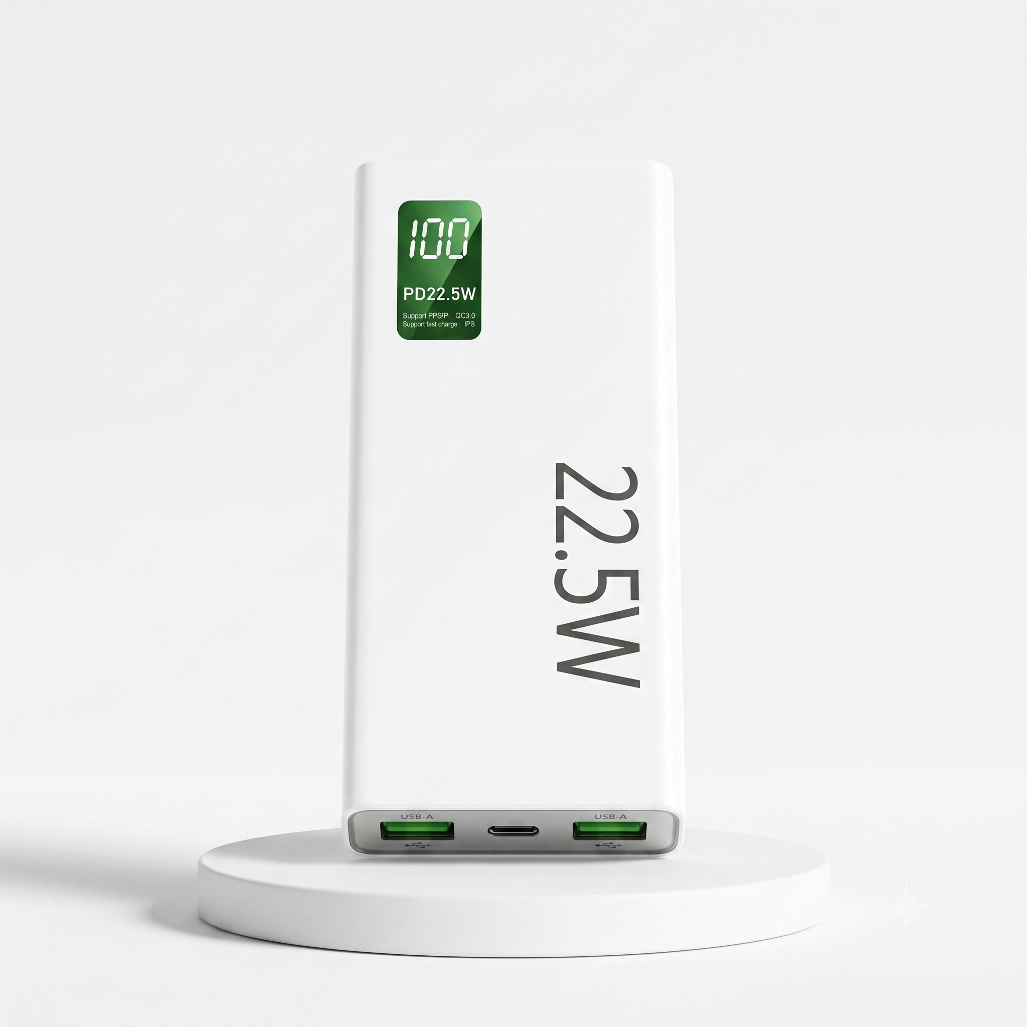 Batterie Externe 20 000 mAh Charge Rapide 22,5W — GlowRider PowerCell Pro
