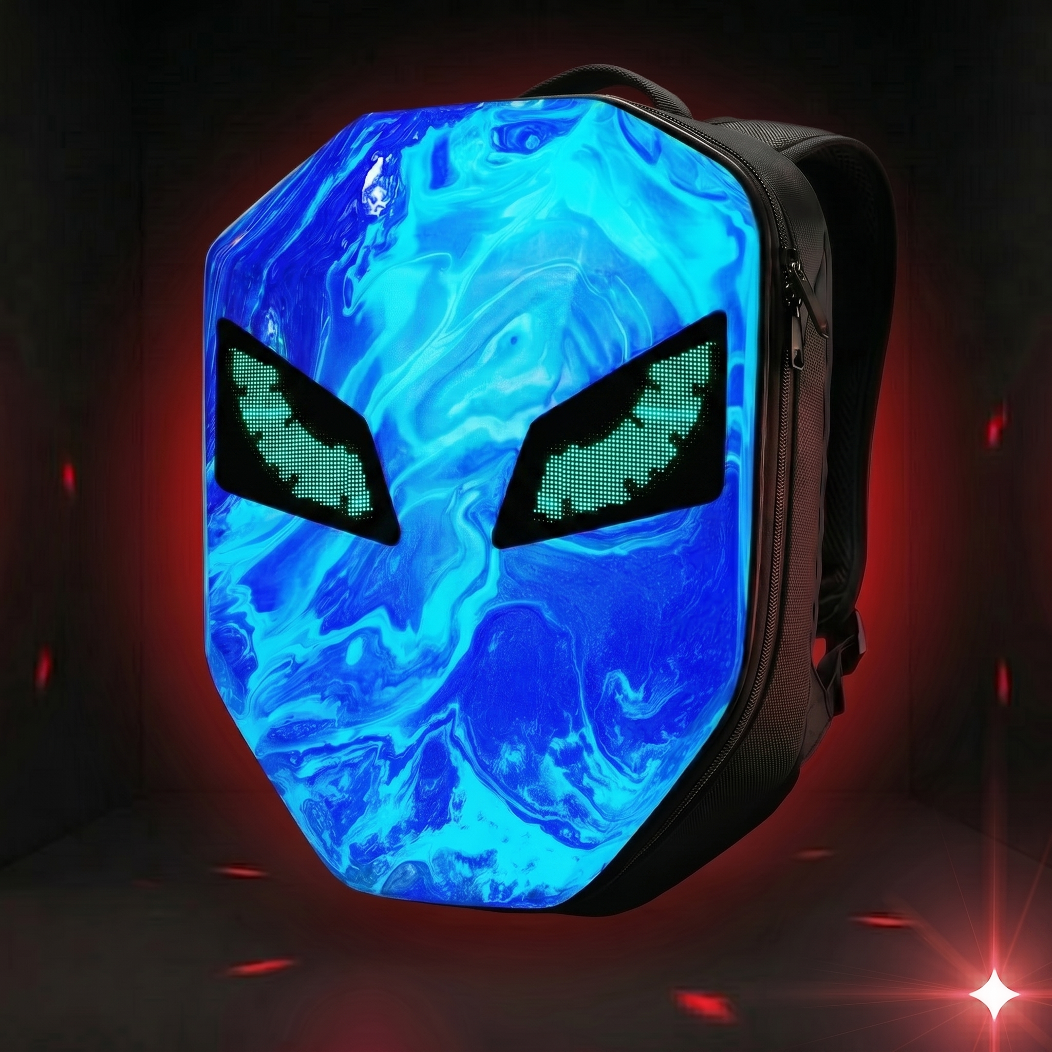 GlowRider Phantom Blue — Sac à Dos LED Édition Limitée