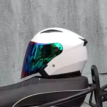 Casque Moto Demi-Jet Double Visière