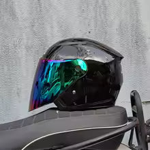 Casque Moto Demi-Jet Double Visière
